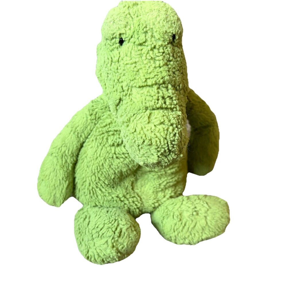 Jellycat Vivi Croc Crocodile Plush Toy Vivid Green Alligator Stuffed Retired 10”